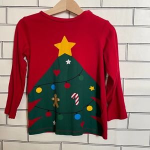 H & M  Toddler Girl Cotton Christmas / Holiday  Long Sleeve Shirt (Size 2-3Y)